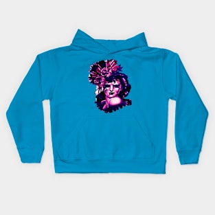 Purple girl Kids Hoodie